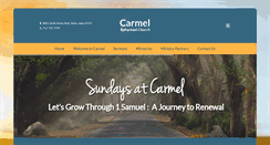 Desktop Screenshot of carmelchurch.org