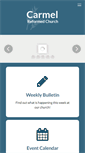 Mobile Screenshot of carmelchurch.org
